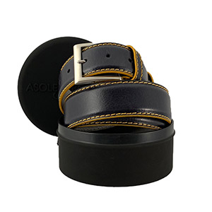 Cintura Marcapunto Blu<br/>Bordo&Cucitura Giallo